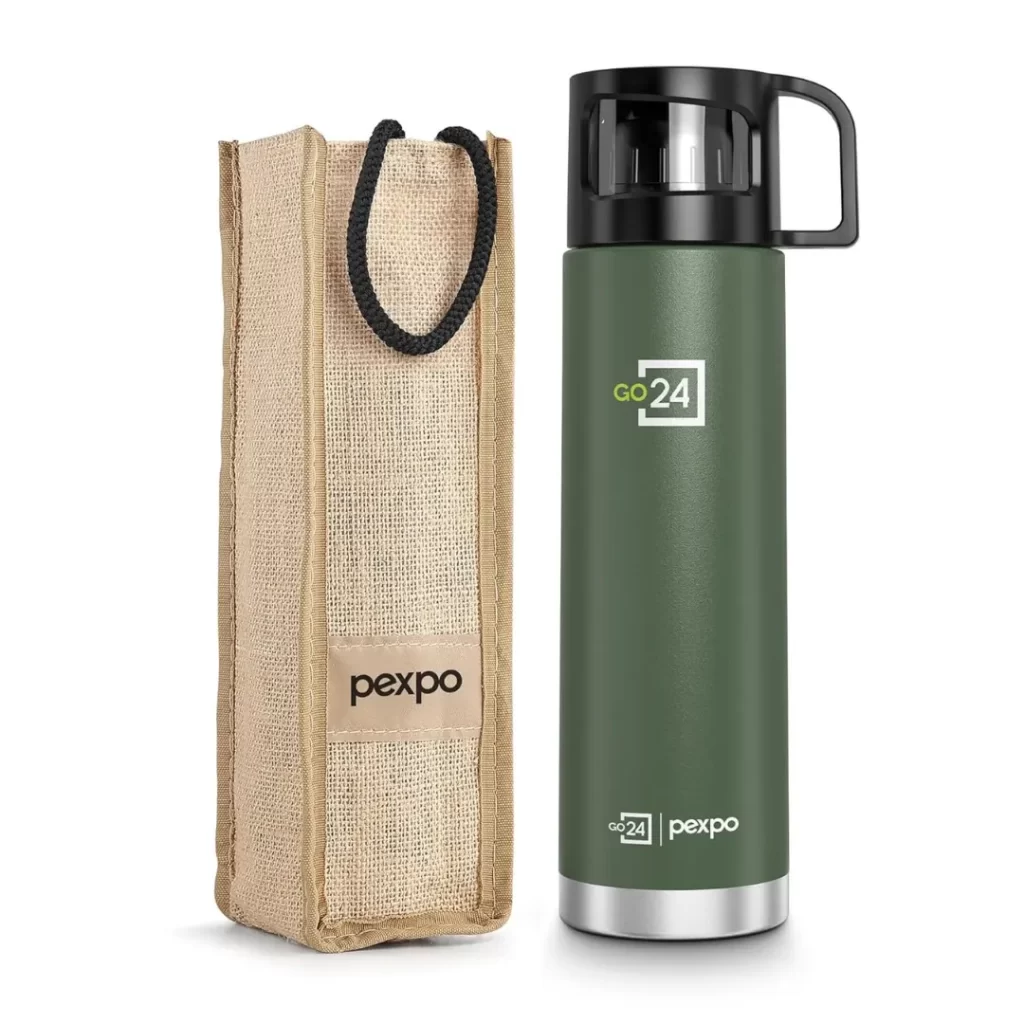Best Water Bottles for Travel and Daily Use – Go24 Pexpo 1L Stainless Steel Bottle
