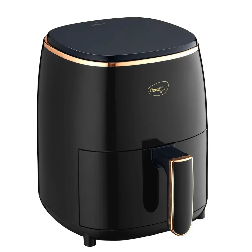 Pigeon Healthifry Digital Air Fryer 4.2L with 360 degree air circulation and non-stick basket for healthy cooking
